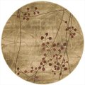 Nourison Nourison 2073 Somerset Area Rug Collection Latte 5 ft 6 in. x 5 ft 6 in. Round 99446020734